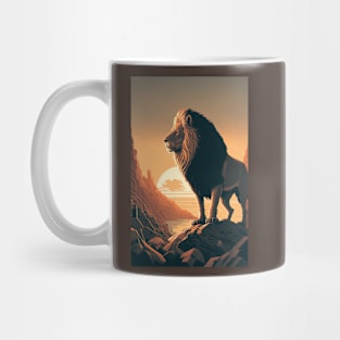 The Lion's Sunset Mug